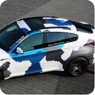Custom wrap for a car